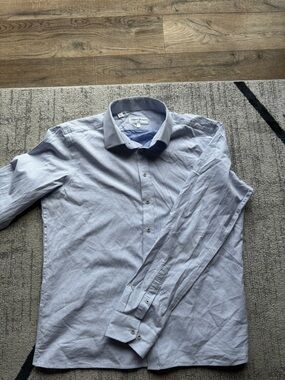 Henry Rosen Light Blue Long-Sleeve Dress Shirt